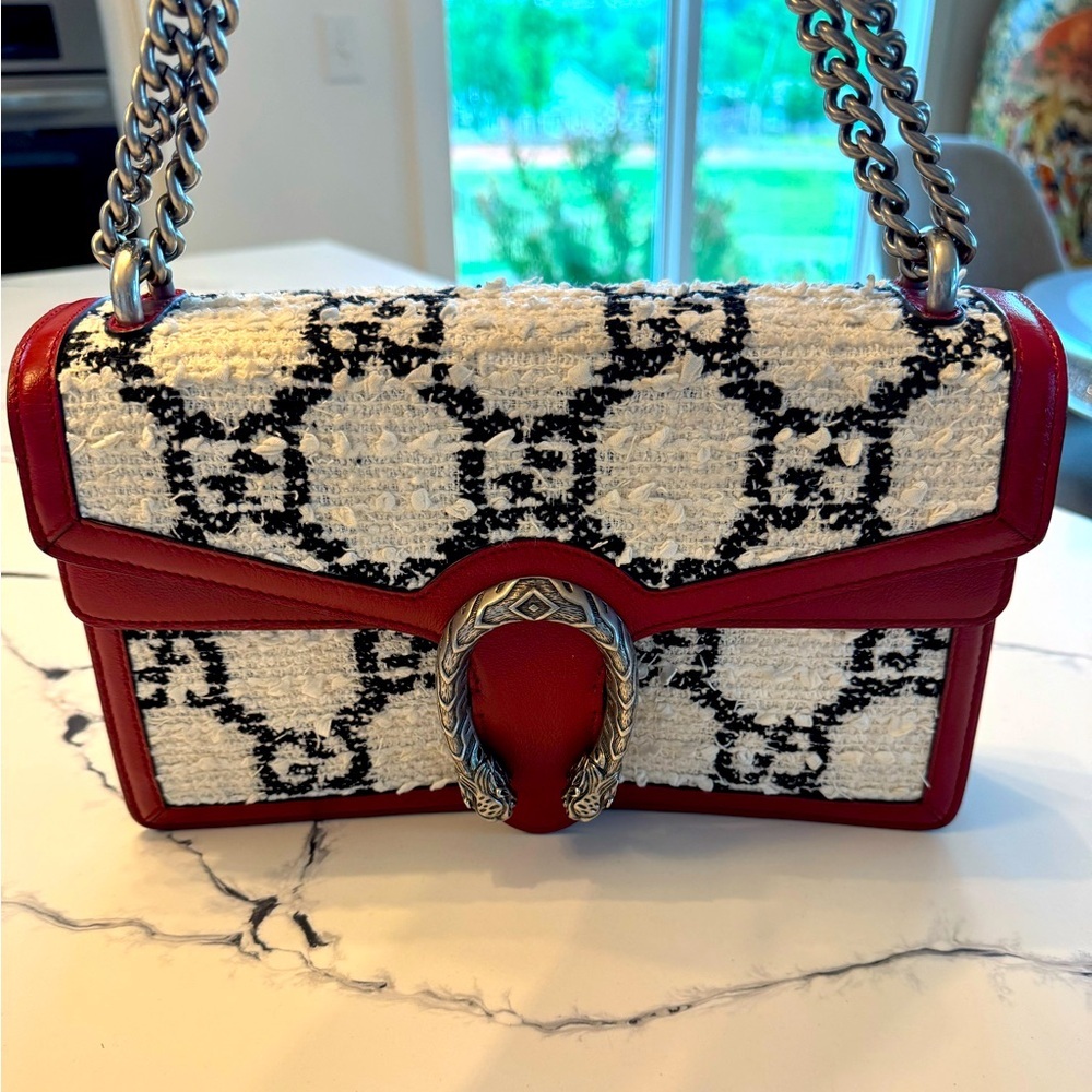 Gucci Dionysus tweed bag! EUC - Picture 3 of 6